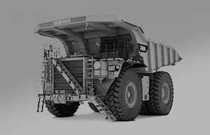 Heavy Equipment Transport Truck