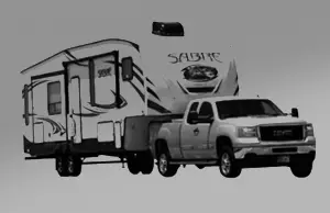 Heavy Equipment Transport Truck