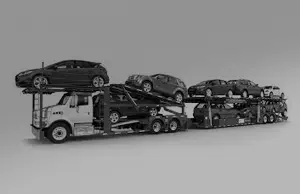 Heavy Equipment Transport Truck