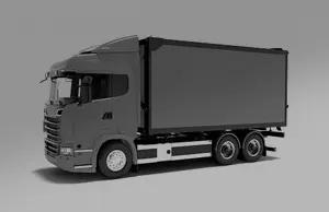 Heavy Equipment Transport Truck
