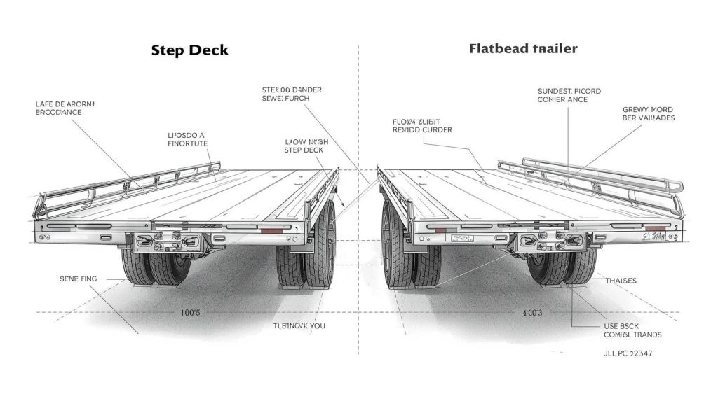 Step Deck vs Flatbed: Key Operational Differences